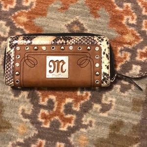 Miss me snake skin wallet